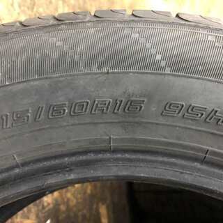 DUNLOP ENASAVE EC204 215/60R16 16インチ 夏タイヤ 4本 2018年製 バリ溝