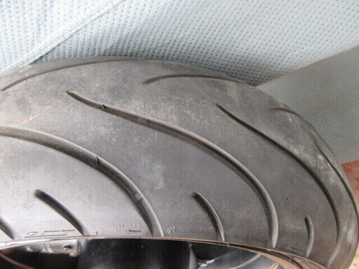 ZRX1200R 純正ホイールセット バリ山タイヤ付き！ ZRX1200R 純正