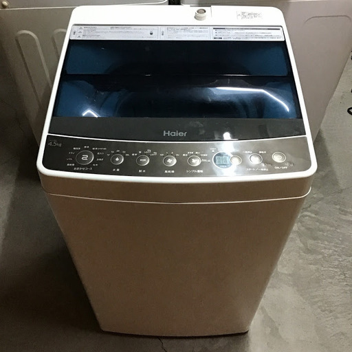 【送料無料・設置無料サービス有り】洗濯機 2019年製 Haier JW-C45A 中古