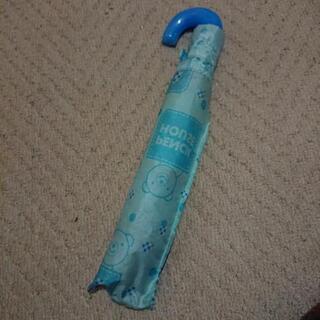 【傘】55cm 折り畳み ブルー 