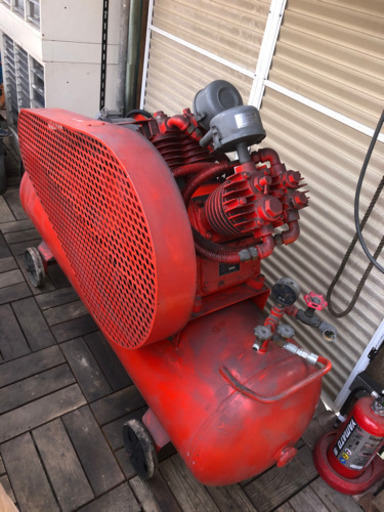 ◇(株)富士コンプレッサー OW-35 3.7kw 容積260L 三相200V◇FUJI