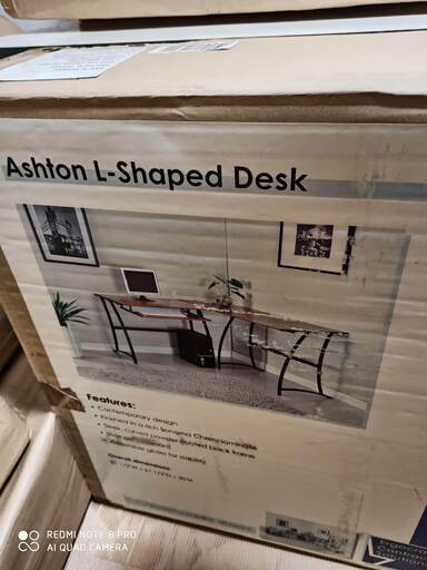 パソコンデスク Ashton L-Shaped Desk