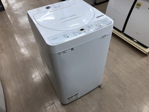 【12ヶ月安全保証付】SHARP 全自動洗濯機