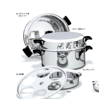 アムウェイ　クイーンクック ウェア　旧型 6Lシチューパンセット 新品・元箱無し】アムウェイ クィーン 6Lシチューパンセット