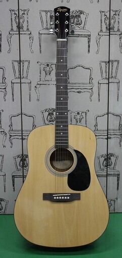 美品 Squier by Fender アコースティック ギター SA-150 フェンダー アコギ ナチュラル SQUIER DREADNOUGHT NATURAL