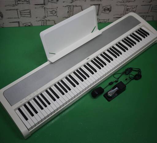 KORG コルグ B1 88鍵 デジタルピアノ 電子ピアノ キーボード ピアノタッチ ダンパーペダル 譜面台付属 動作品 2017年製