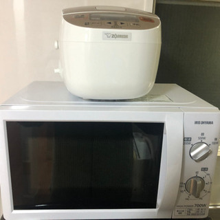 電子レンジ＆炊飯器セット