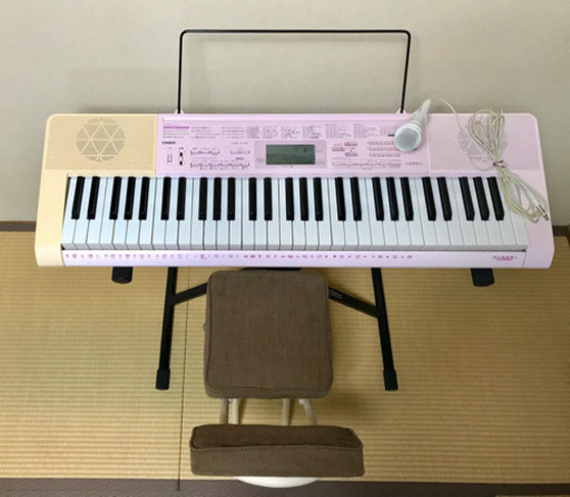 電子ピアノ(キーボード)説明書あり！スタンド、椅子、手作りカバーお付けいたします☺︎︎︎︎