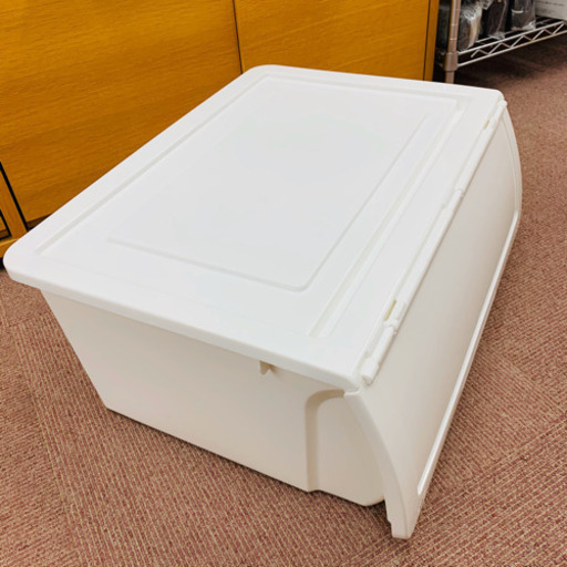 新生活応援 ニトリ蓋付き収納ケース Nフラッテ ホワイト たかぷれみあむ 西笠松の収納家具 収納 ケース の中古あげます 譲ります ジモティーで不用品の処分