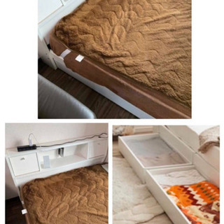 🚛配送無料🔰当日配送‼️美品🎖セミダブルベッド✨マットレス/ライト/引き出し/コンセント付き🎖