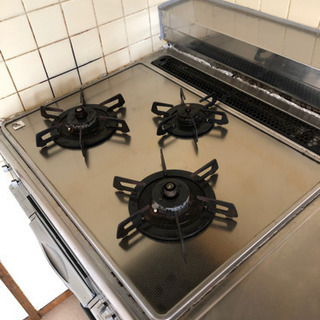 都市ガス ビルトインコンロ ガラストップ