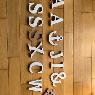 木製アルファベットパーツ