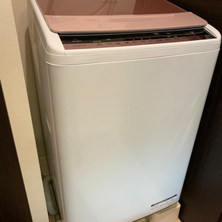 値下》【動作確認済】BW-8WV-P 日立 全自動洗濯機 ビートウォッシュ 