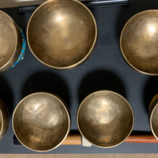 シンギングボウル フルムーンボウル 7個セット（スティック・クッション等付き）