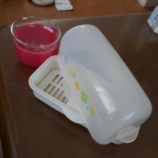 哺乳瓶電子レンジ消毒用品+おかゆ用容器