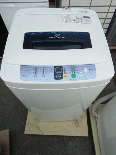【恵庭】ハイアール 省スペース洗濯機 JW-K42F 2010年製 4.2kg 中古品 Pay Pay支払いOK！
