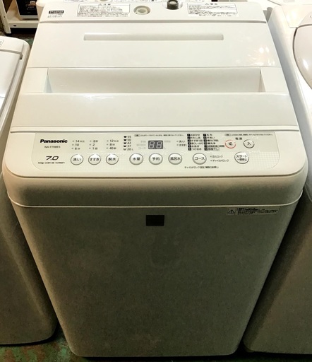 【送料無料・設置無料サービス有り】洗濯機 2017年 Panasonic NA-F70BE5 中古