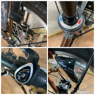 美品　子供乗せ自転車　新モデル　20インチ　内装3段変速　使用期間2週間