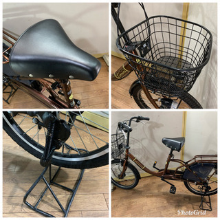 美品　子供乗せ自転車　新モデル　20インチ　内装3段変速　使用期間2週間