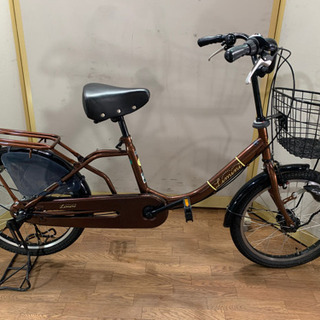 美品　子供乗せ自転車　新モデル　20インチ　内装3段変速　使用期間2週間