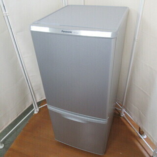 JAKN1056/冷蔵庫/2ドア/シルバー/単身/学生/一人暮らし/パナソニック/Panasonic/NR-B14AW-S/中古品/ JAKN1056/冷蔵庫/2ドア/シルバー/単身/学生/一人暮らし/パナソニック