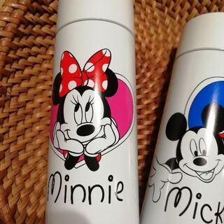 ミッキーマウス＆ミニーマウス　ミニステンレスボトル