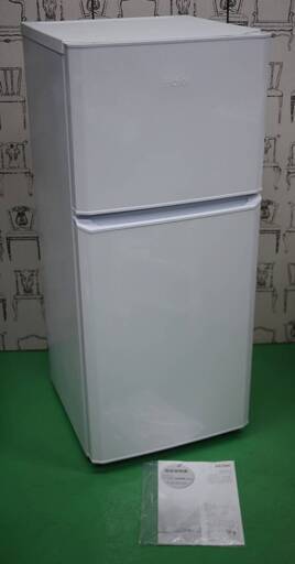 美品 ハイアール 2ドア 冷凍冷蔵庫 JR-N121A 121L 右開き 16年製