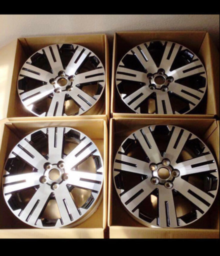 三菱 新型デリカ オールブラックス] 純正アルミホイール 4本セット