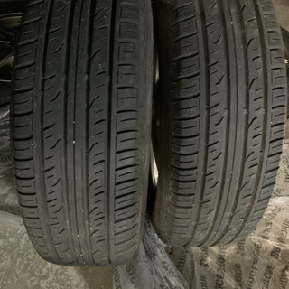 バリ山　2018年 215/65/16 夏タイヤ　アルミホイール付き