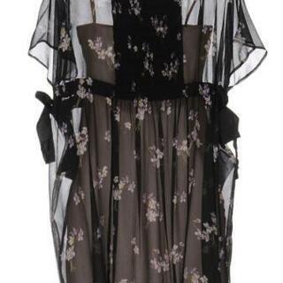 定価6万 REDValentino シルク 花柄 透け感 ミニワンピース ドレス