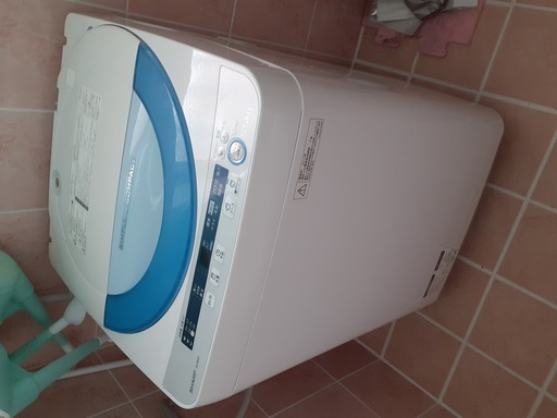 完売御礼！全自動洗濯機 シャープ5.5K 節水 無故障 美品 ＋付属品、洗剤