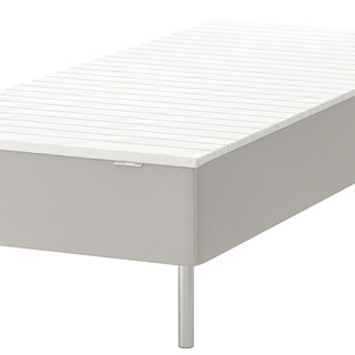 IKEAセミダブルベッド（シーツ、カバー、ベッド下収納付き）