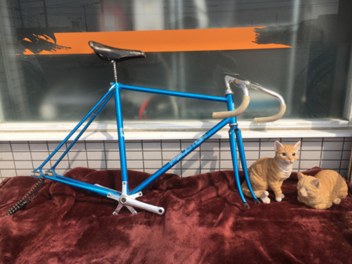 【成約御礼】自転車フレーム【PELOTON-プロトン】付属品付き/競輪用/ロードバイク[中古品]¥11,000