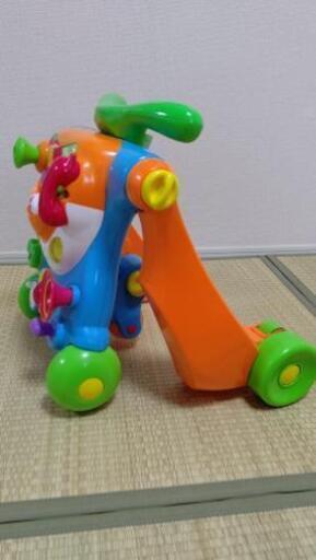 値下げ あかちゃん トイザらス ブルーイン2in1ライドアンドウォーカー手押し車歩行器ベビーザらス コレナンデ商会 西原のベビー用品 ベビーラック ベビーチェア の中古あげます 譲ります ジモティーで不用品の処分