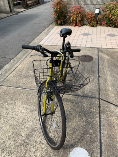 ロードバイク クロスバイク かご付き 自転車