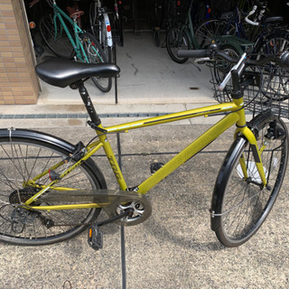 ロードバイク　クロスバイク　かご付き　自転車　