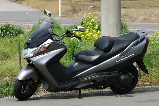 自賠責保険付-埼玉発863-今だから陸送料負担】KAWASAKI エプシロン CJ43B ガンメタ