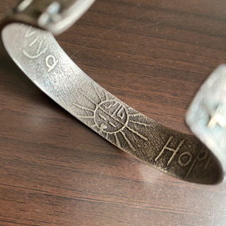 Steve Wikviya LaRance  鹿と渦巻きブレスレット ホピ族　期間限定値引き