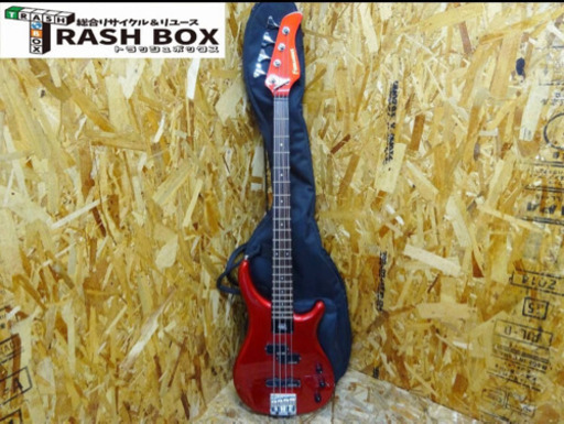 (4585-0)音出し確認済み FERNANDES REVOLVER フェルナンデス リボルバー ベース エレキベース ソフトケース 他おまけ付き 中古品