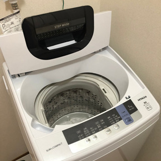 極上品！2019年製日立HITACHI5.0キロ洗濯機NW-50C 中古！ほぼ新品
