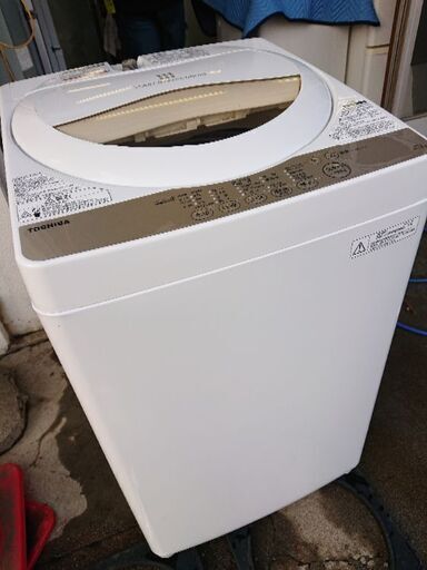 新生活応援✨TOSHIBA 5Kg洗い全自動洗濯機 162