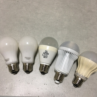 LED  電球  5個