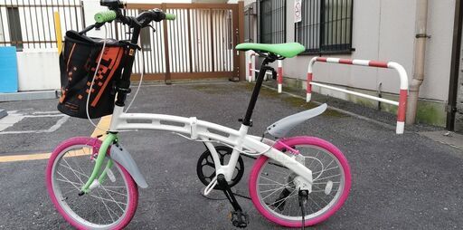 ドッペルギャンガーシュガーキューブの折畳み自転車　６段変速　オプションでドッペルギャンガーソロテントお付け可能 ドッペルギャンガーシュガーキューブの折畳み自転車 6段変速