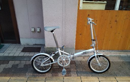 超美品☆☆DAHON[ダホン]ライセンス[YEAH]ヤー16吋折り畳み自転車 シングル/シルバー