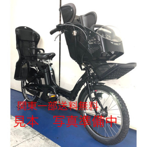 ヤマハ　パスキッスミニ　20インチ 3人乗り 8.9ah デジタル　黒　電動自転車　電動アシスト
