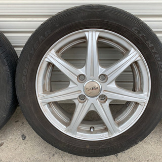 14インチ　スバル　プレオ　軽自動車　グッドイヤー　155／65R14 アルミホイール　夏タイヤ