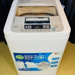 送料無料‼︎ 5000円‼︎ LG洗濯機 5.5キロ