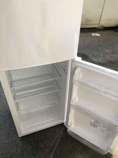 【2017年式】美品 130L ホワイトカラー 冷蔵庫 次亜除菌 CL45