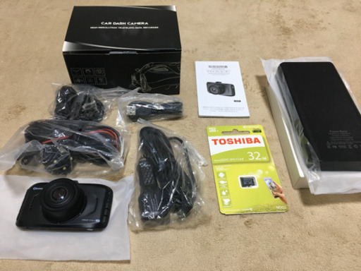 高性能 高機能フロント リア監視記録新モデルドライブレコーダー32gb カード 長時間駐車監視オプションバッテリー付 シボレー 古川のセキュリティ用品の中古あげます 譲ります ジモティーで不用品の処分