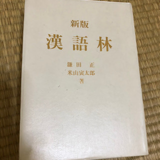 漢語林　漢和辞典　美品